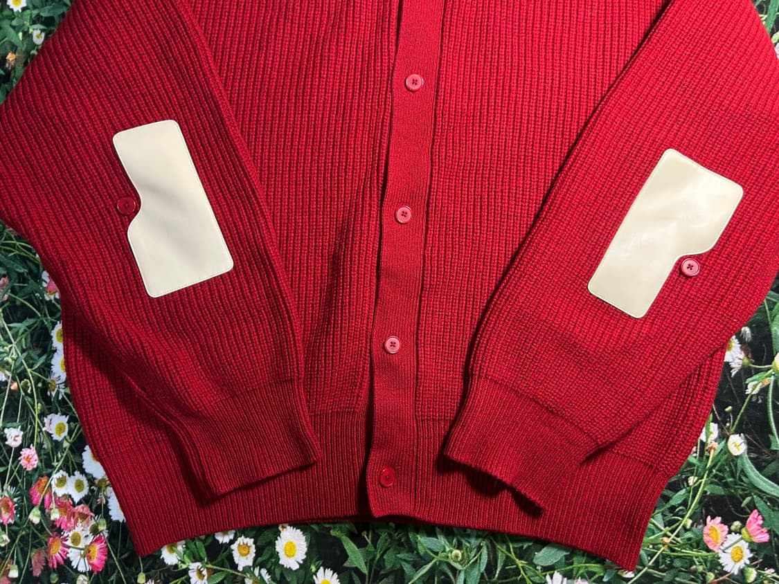 이얼즈어고 가디건 레드 XL 두껍 상품이미지2