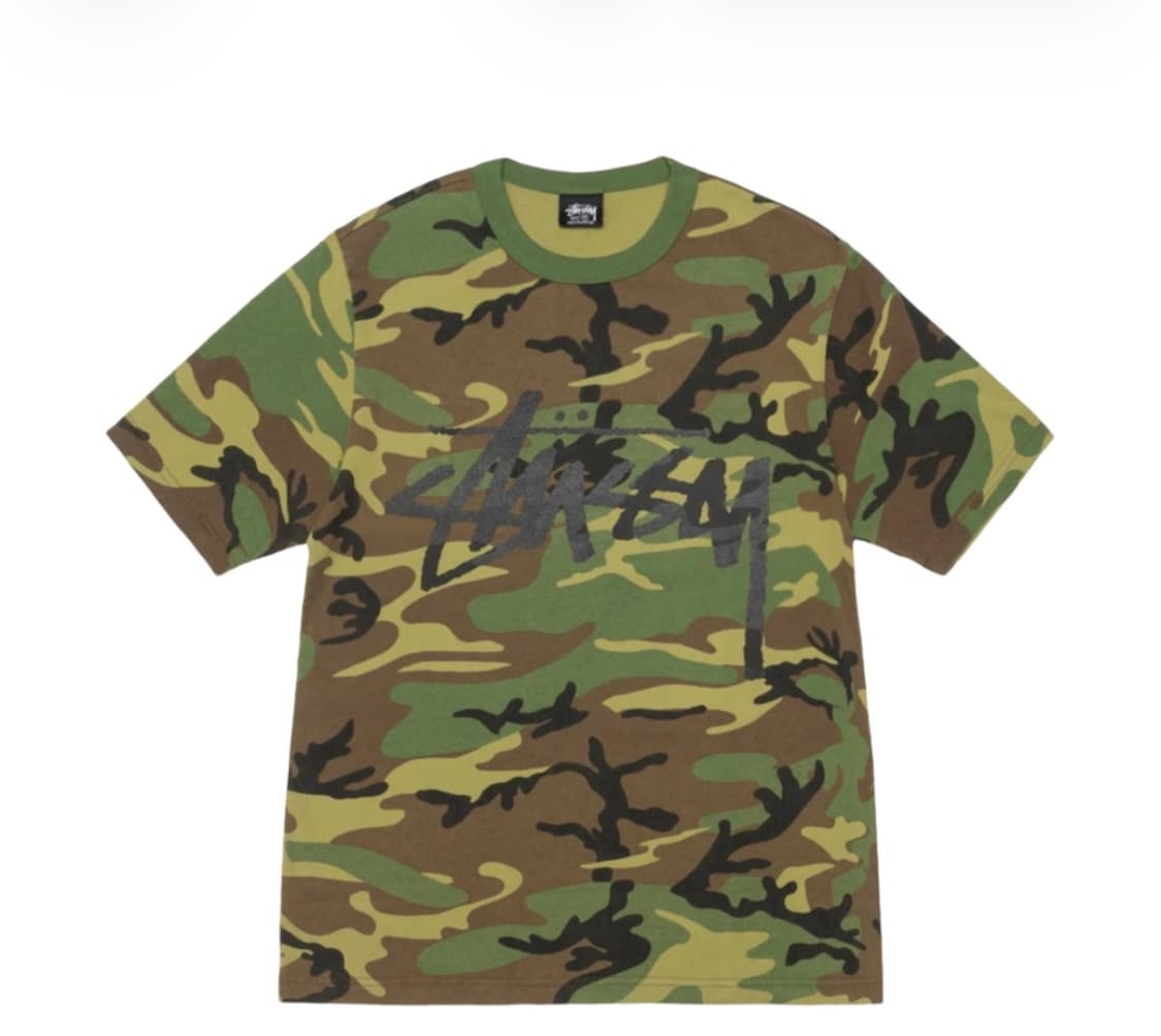 스투시 카모 반팔 티셔츠 XL 새상품 상품이미지1