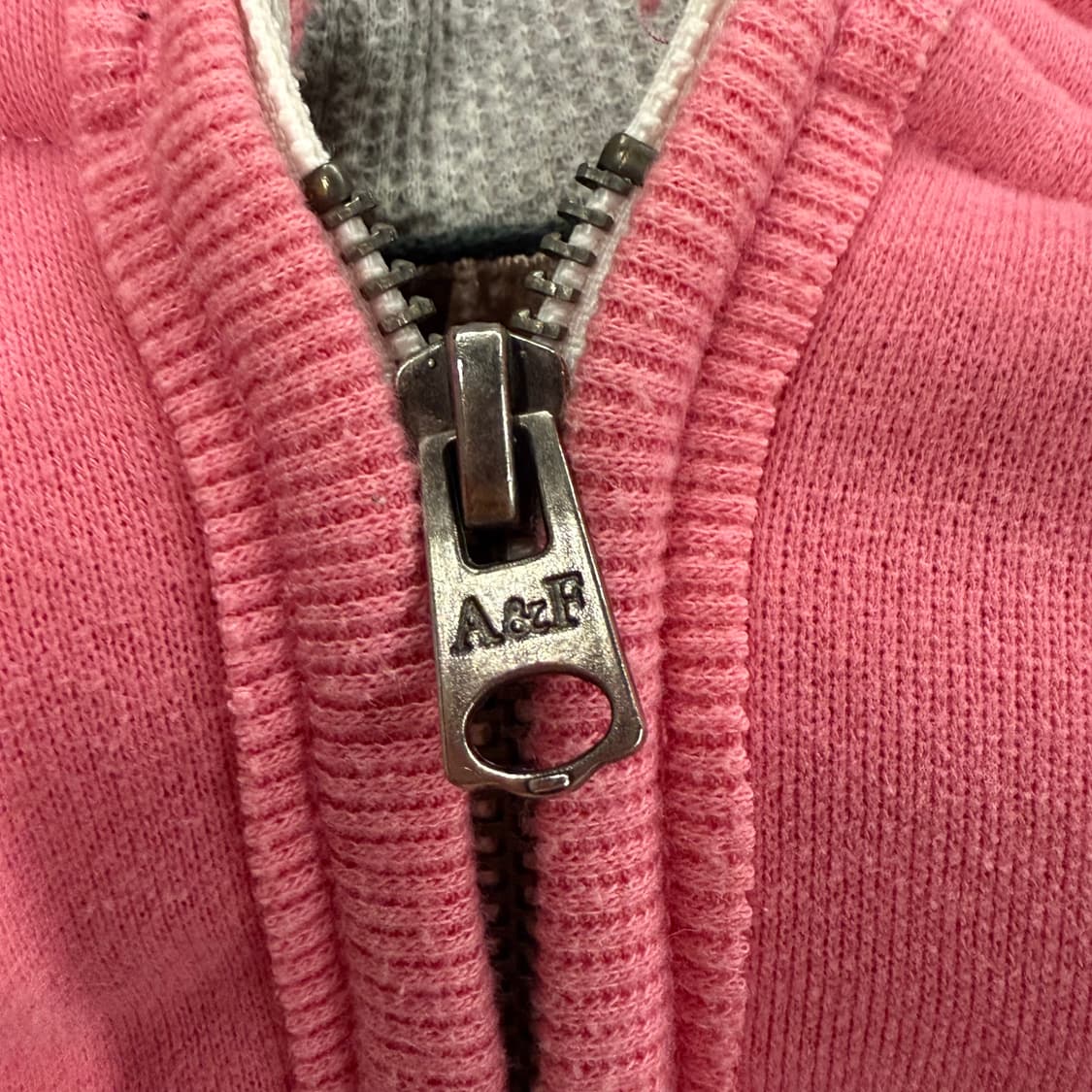 아베크롬비 딸기우유 핑크 딱붙 후드집업 상품이미지5