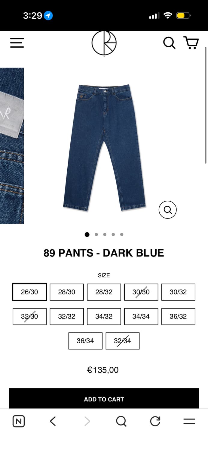 폴라스케이트 89팬츠 상품이미지1