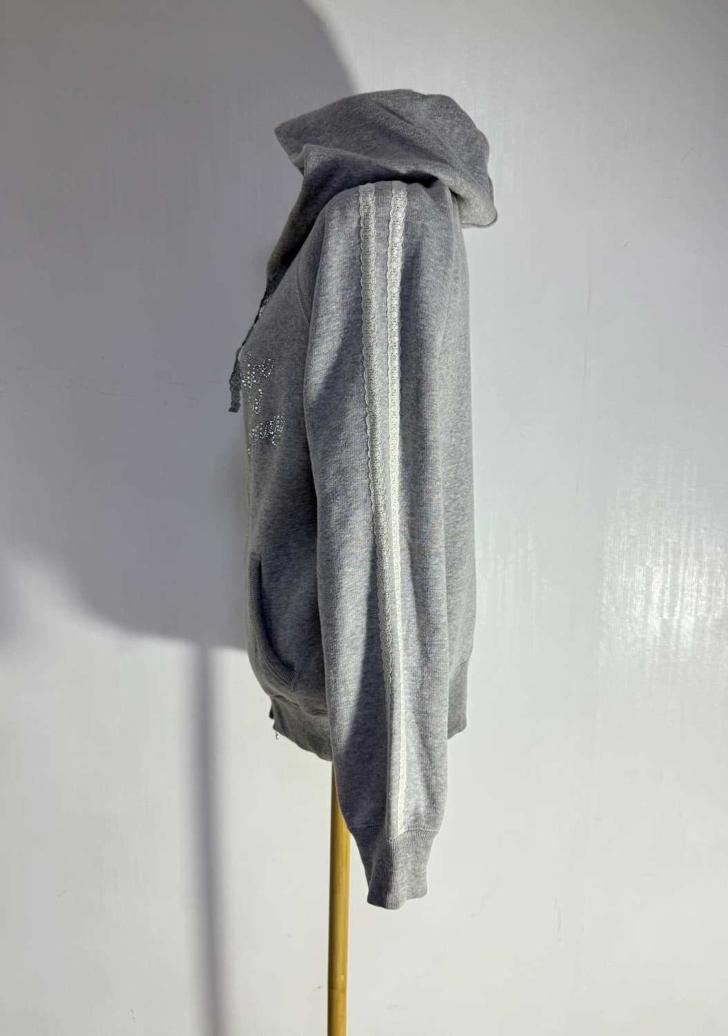 히스테릭글래머 레이스 트리밍 Nice n Sleazy 후드집업 상품이미지3