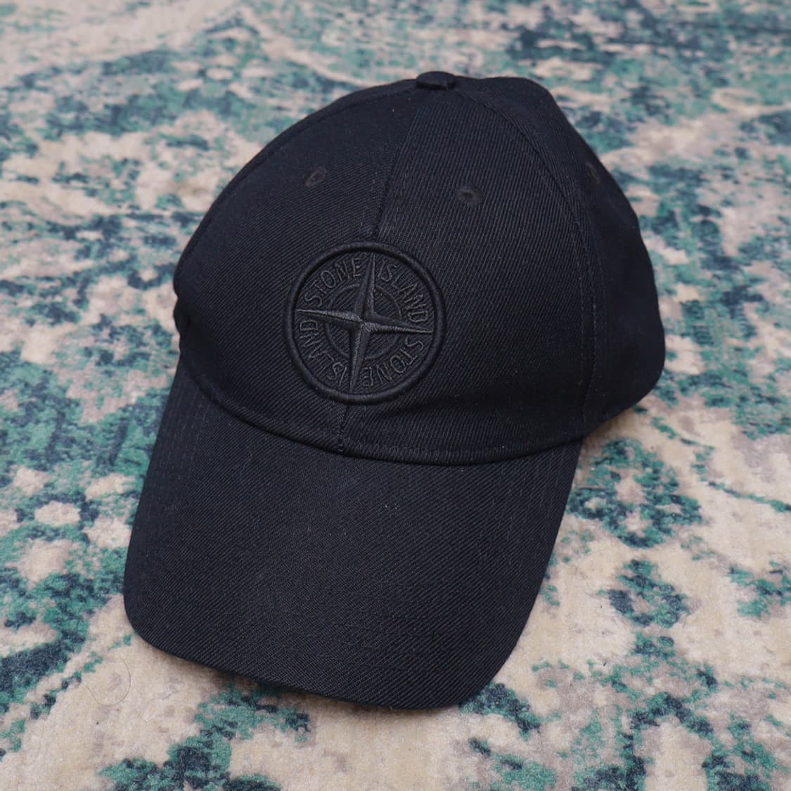 Stone Island 스톤아일랜드 시그니처 로고 볼캡 블랙 상품이미지1
