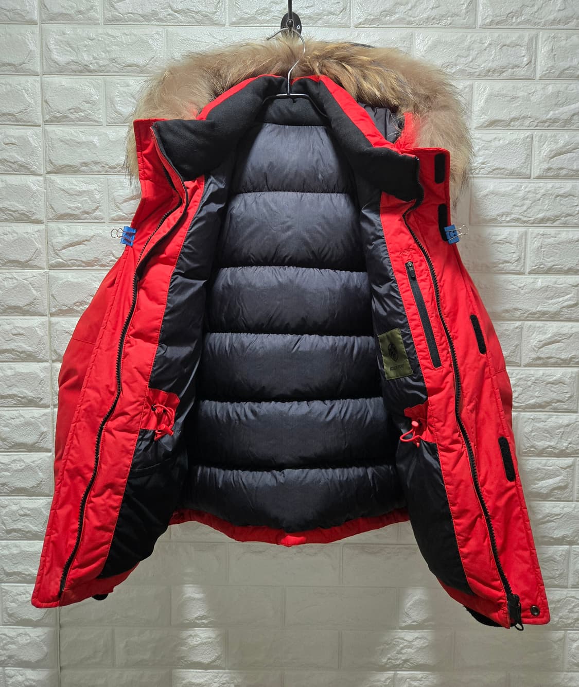 코오롱스포츠 윈드스토퍼 주노 보머 구스다운 패딩자켓 105 상품이미지3