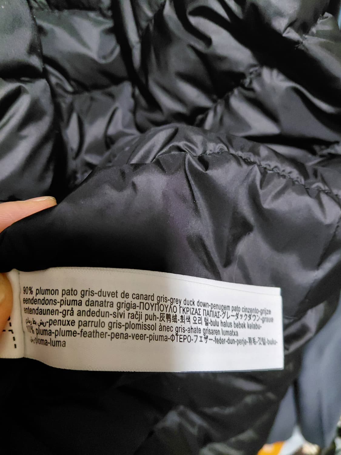 [마시모두띠]발수,방풍 초경량 덕다운 후드 패딩 100사이즈 상품이미지6