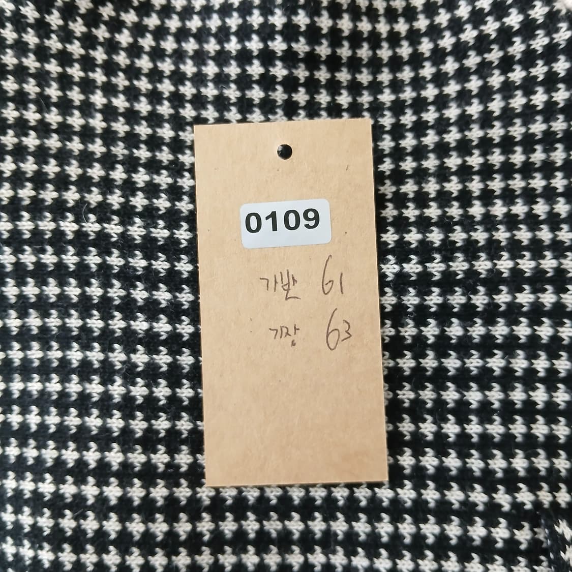 레노마 하운드투스 체크 반팔 니트 티셔츠 상품이미지7
