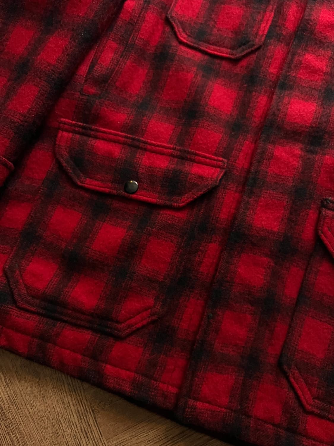 [L]60's 울리치 USA 오리지널 매키노 울 헌팅 자켓 상품이미지4