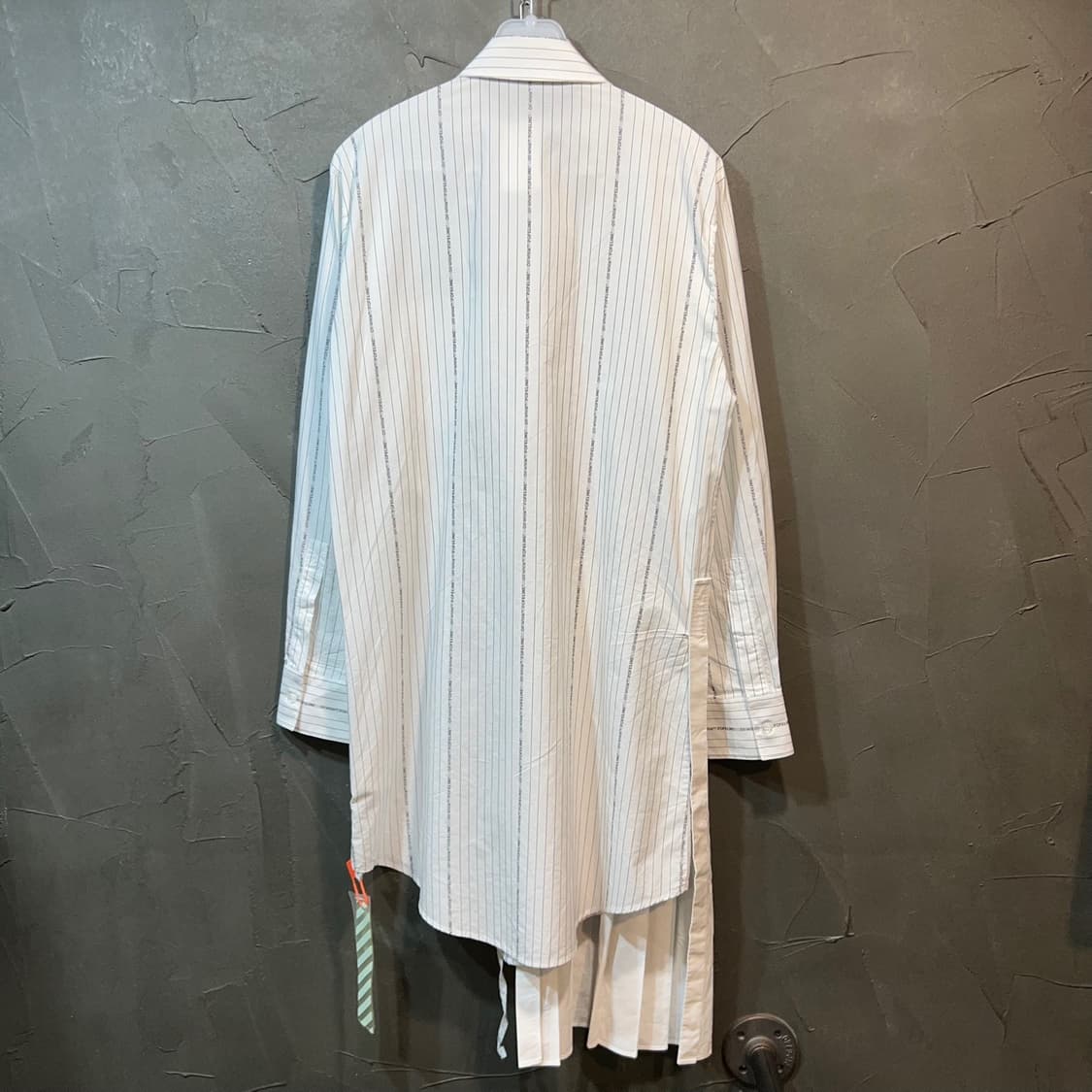 [38] OFF WHITE 오프화이트 핀스트라이프 셔츠 원피스 상품이미지5