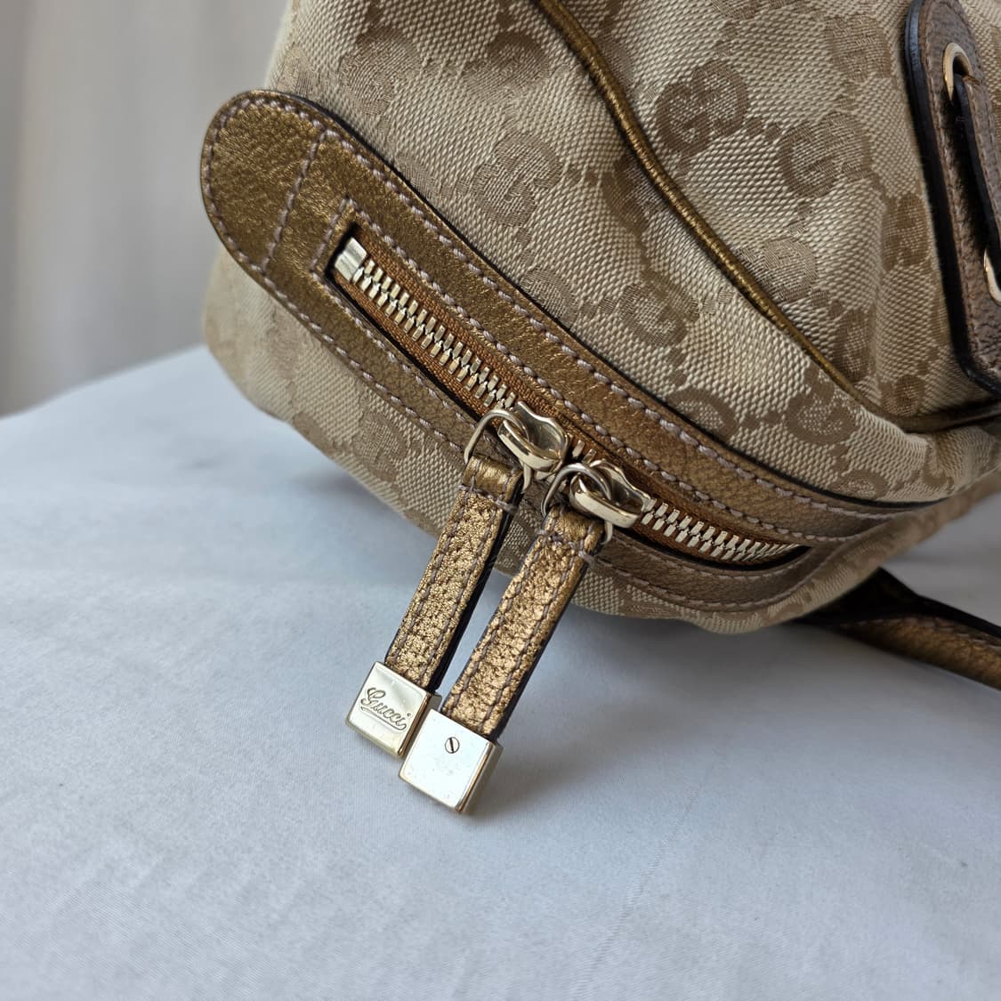 [정품 GUCCI] 구찌 GG캔버스 쟈가드 숄더백 바게트백 상품이미지5