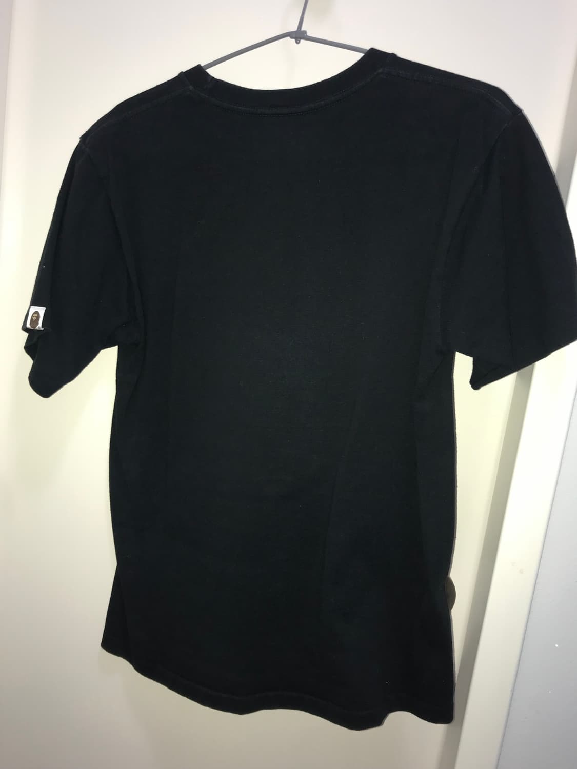 베이프 카모 블랙 반팔 S 상품이미지4