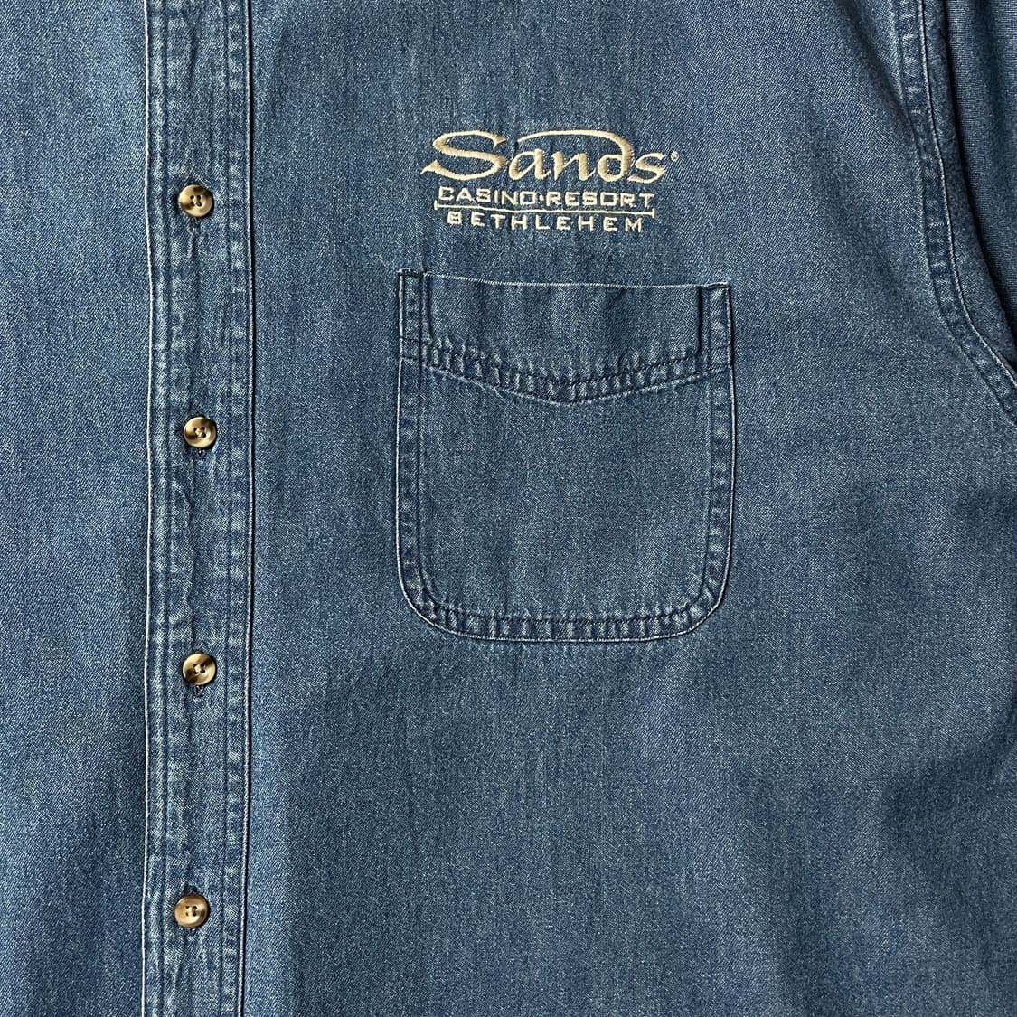 VANTAGE APPAREL 빈티지 데님 코튼 셔츠 A00519 상품이미지3