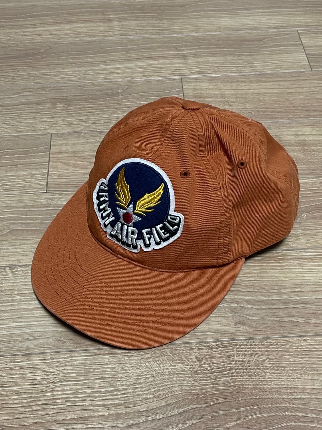 네이머클로딩 USAF LOGO CAP ORANGE 상품이미지2