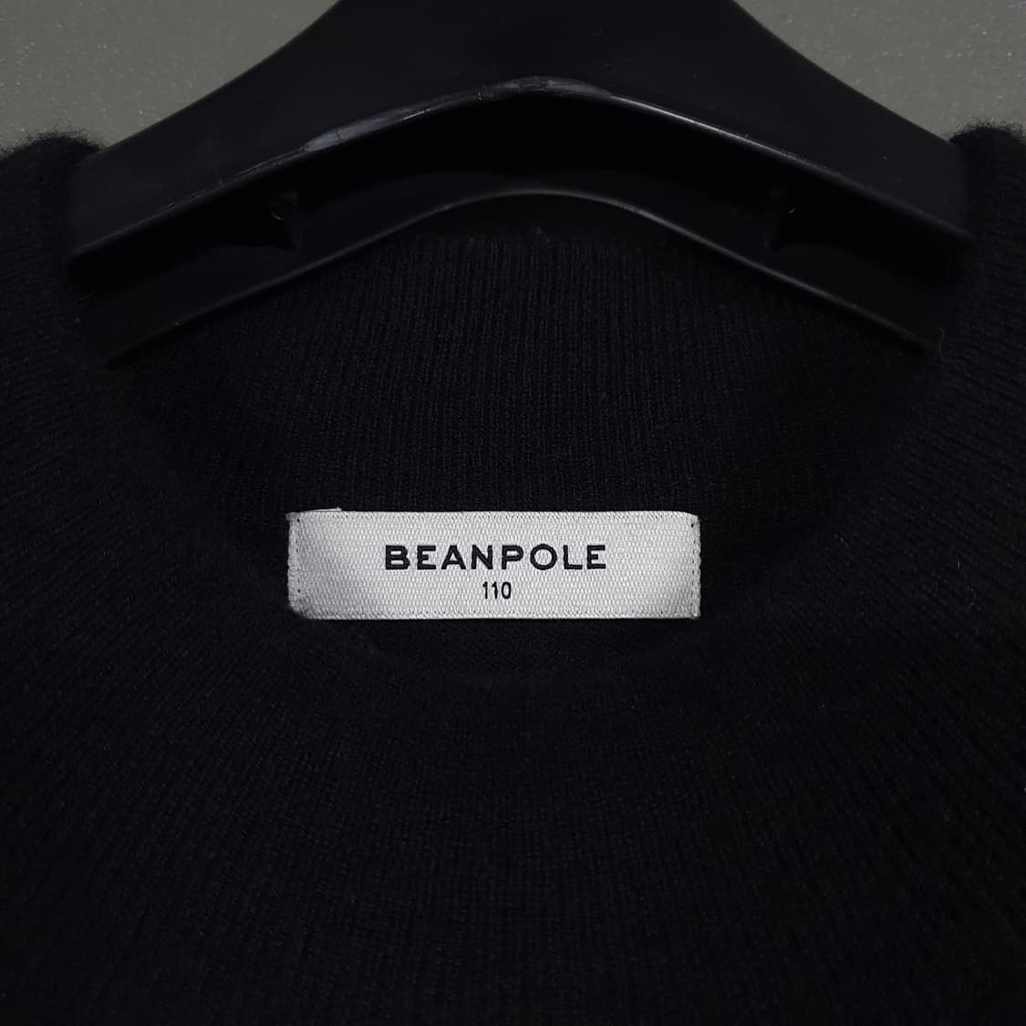 국내 110) 빈폴 멘 신형 블랙 울 모 하프 터틀넥 니트 스웨터 상품이미지7