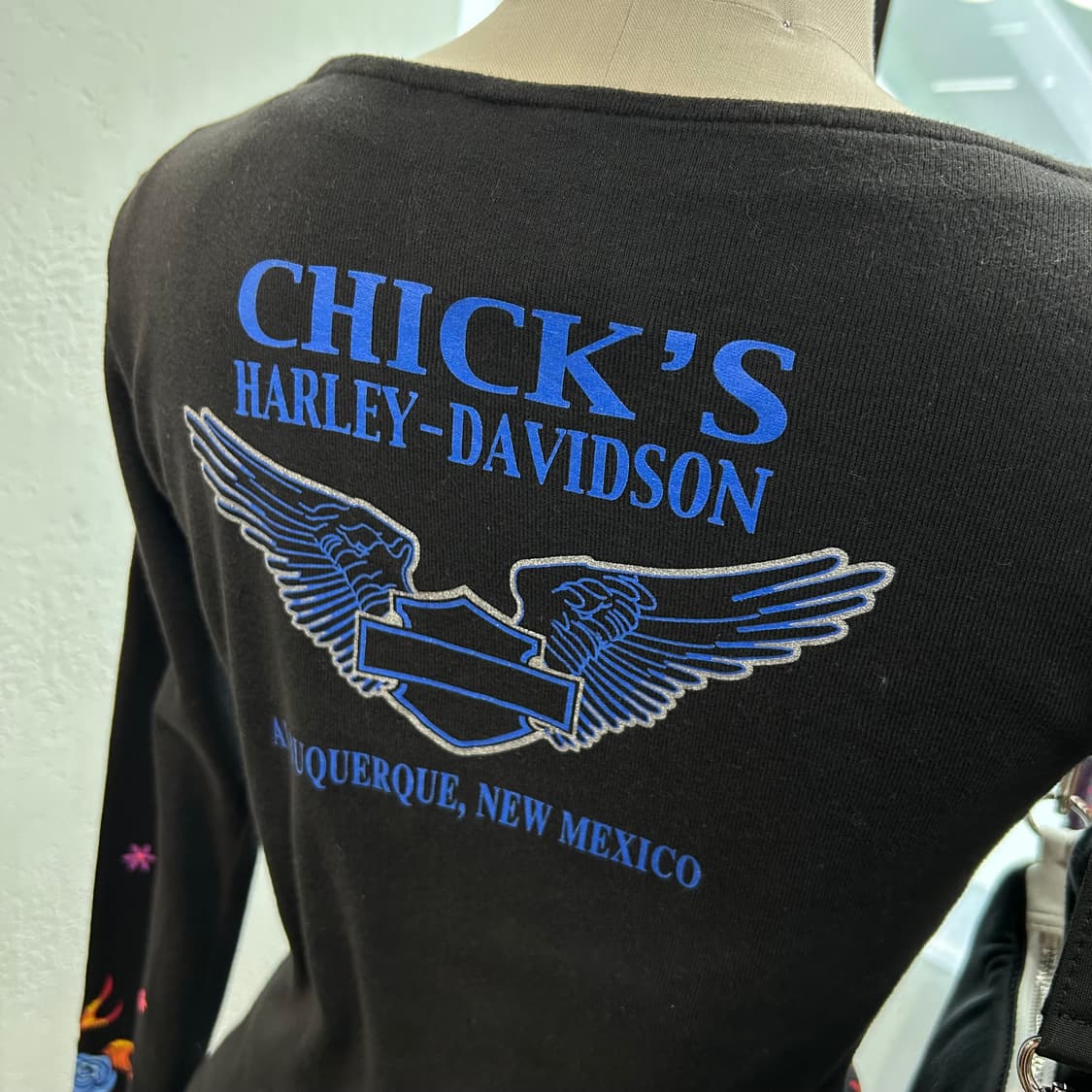 Harley Davidson y2k Flower T-Shirts 상품이미지7