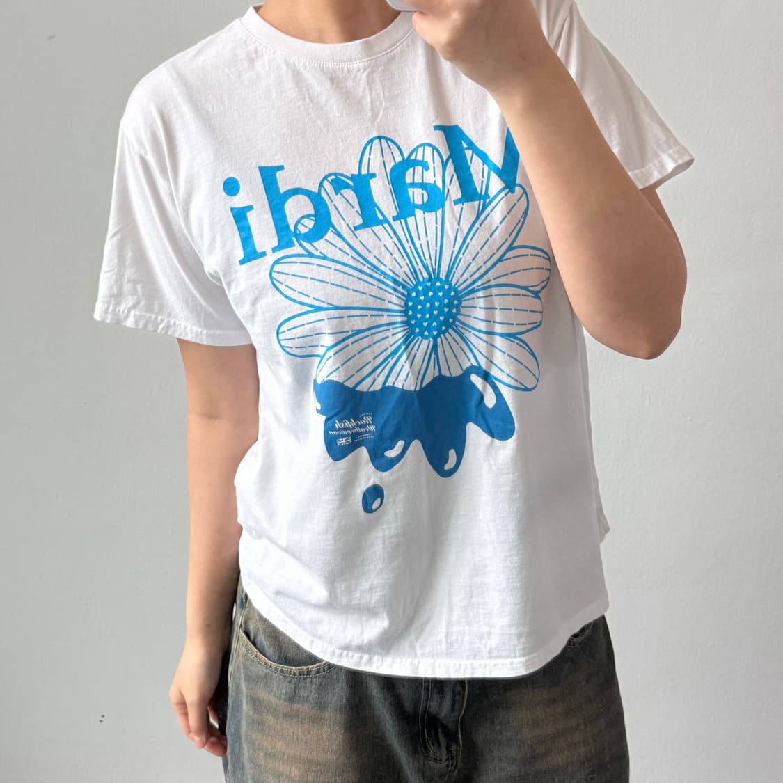 마르디x락피쉬 화이트 반팔 상품이미지1