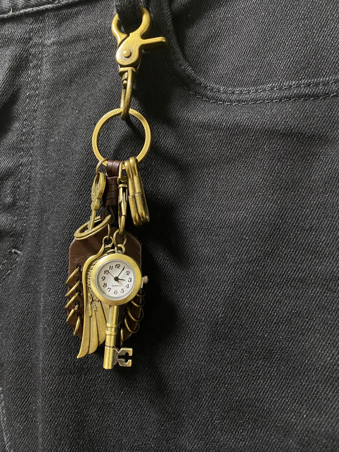 빈티지 브라스 무드 키링 상품이미지3