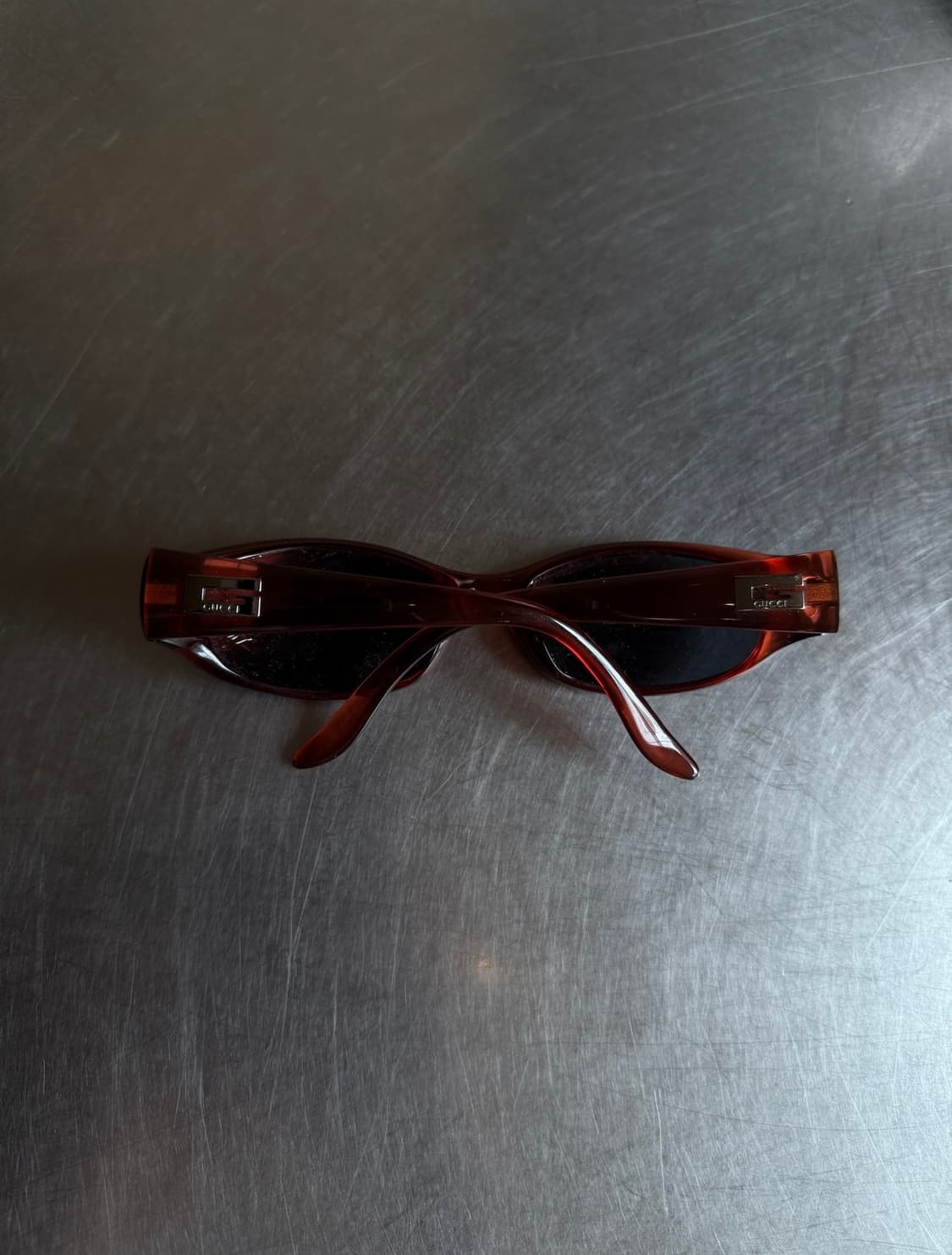 Gucci  빈티지 선글라스 브라운 상품이미지2
