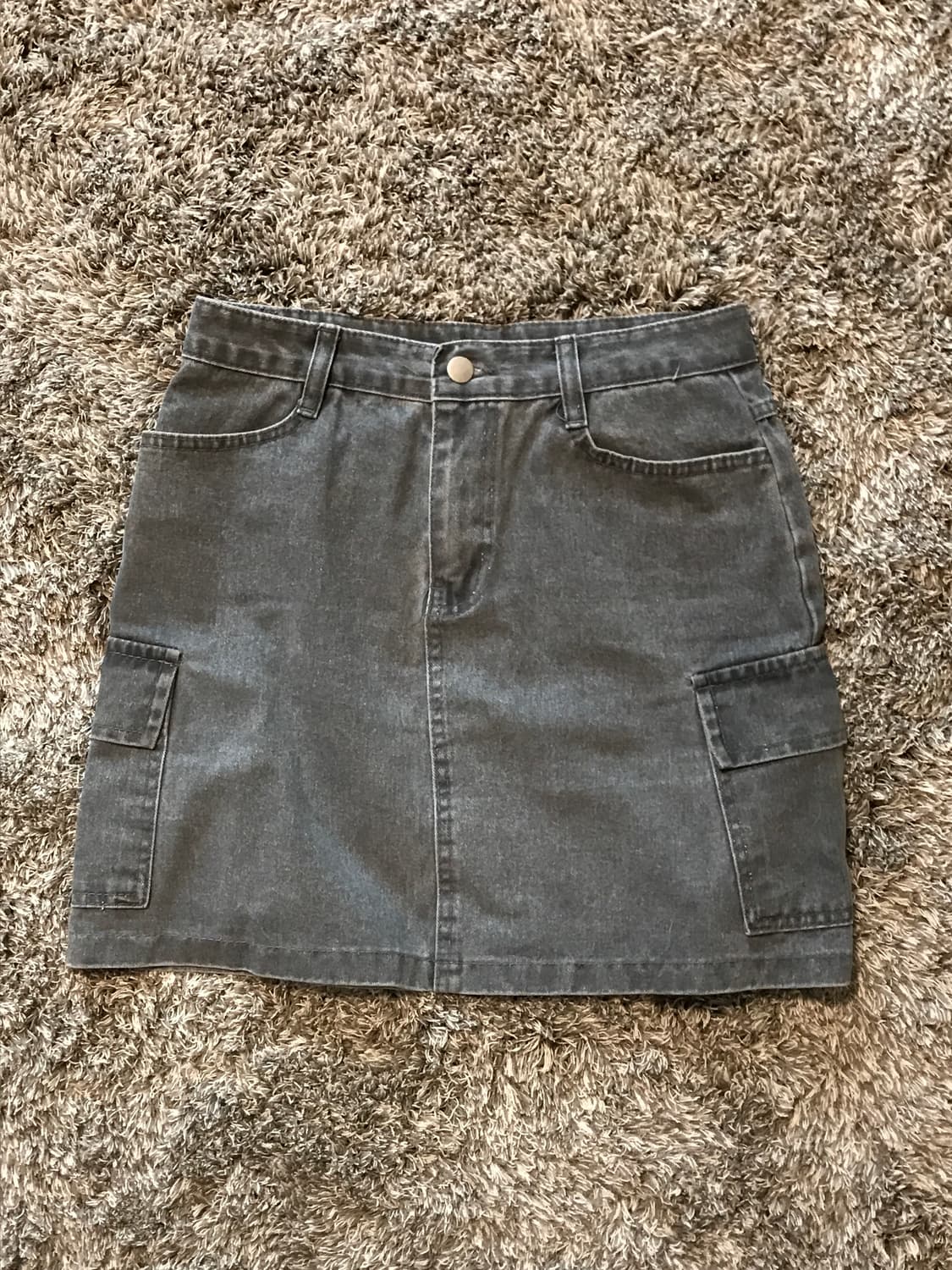 Gray cargo skirt 상품이미지1