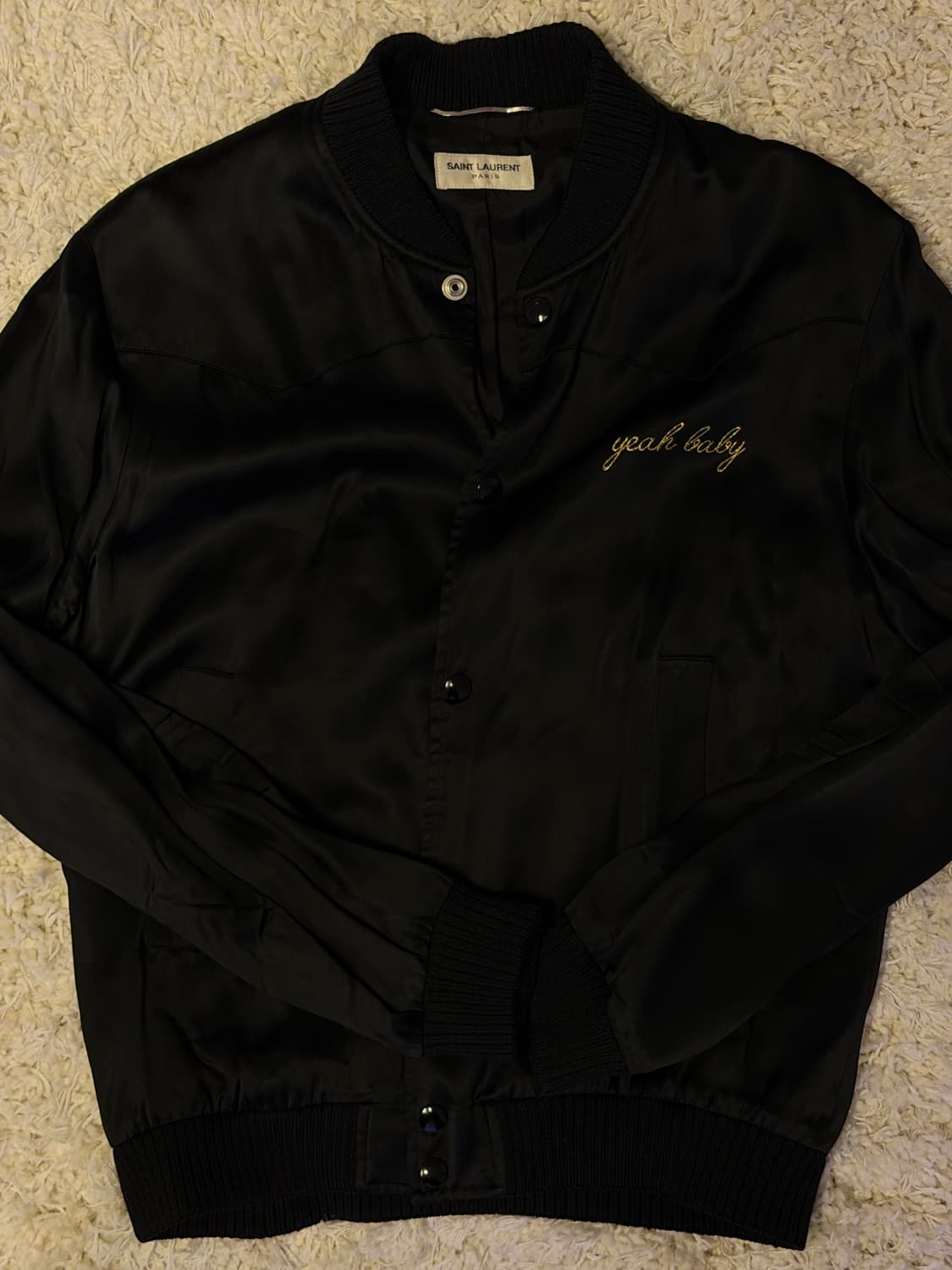 비버착용)생로랑 에디슬리먼yeah baby 테디자켓 상품이미지2