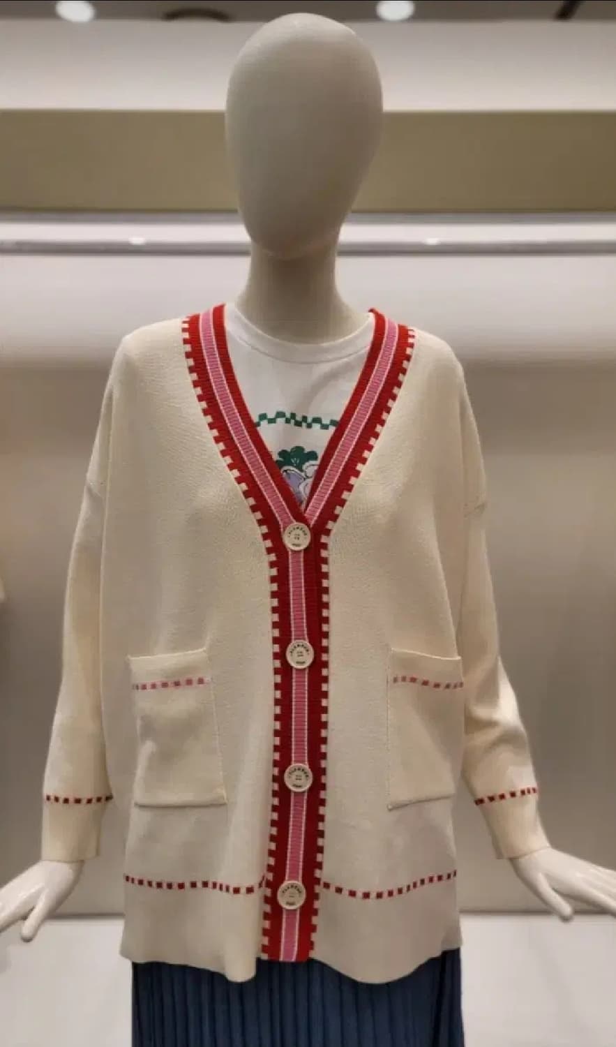 여성 55size 오즈세컨 니트 가디건 상품이미지1