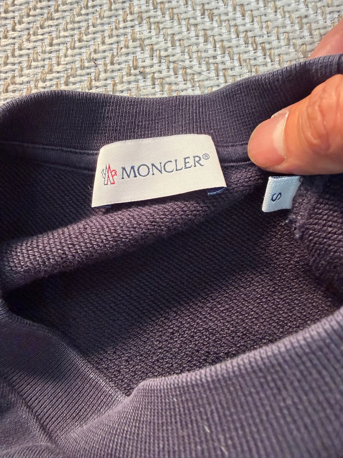 정품) 몽클레어 20ss 여성 맨투맨 S 상품이미지6