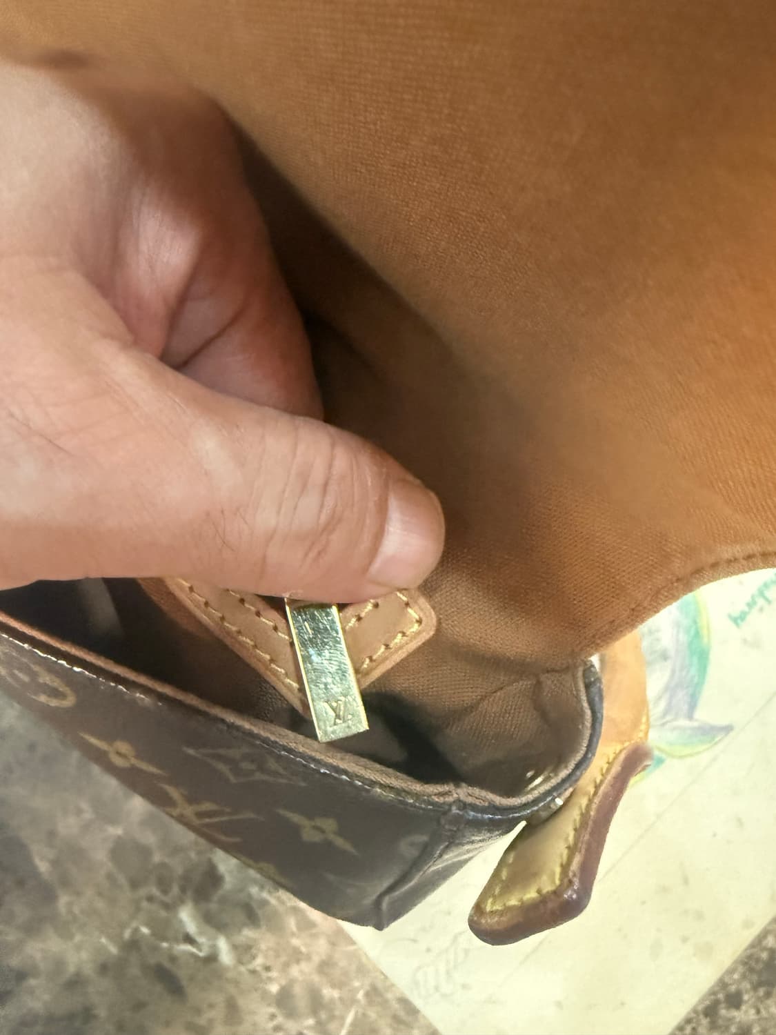 정품 루이비통 루핑 MM 팝니다 상품이미지7