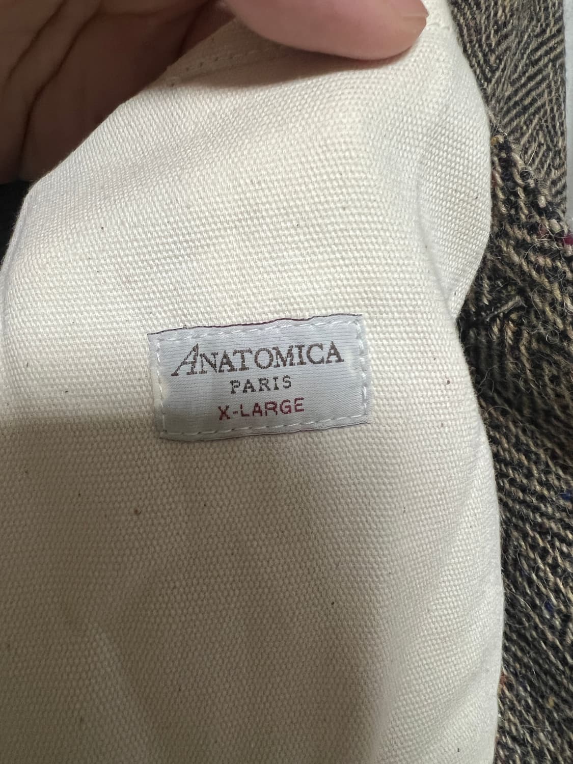 아나토미카 돌먼 자켓(크레이지울) xl 상품이미지2