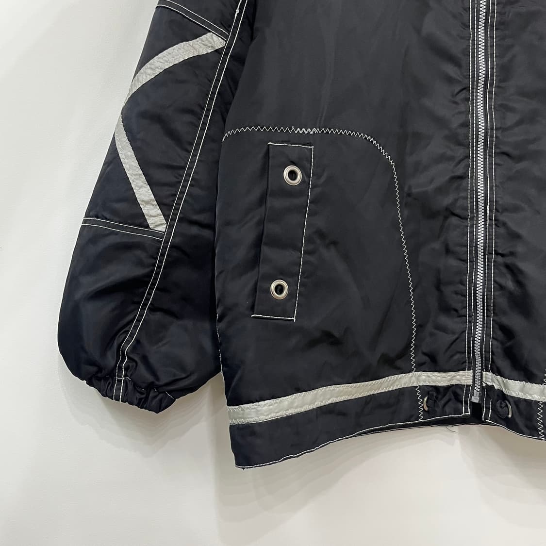 노스페이스 80s 실버 자수로고 누빔안감 윈드브레이커 자켓 상품이미지5