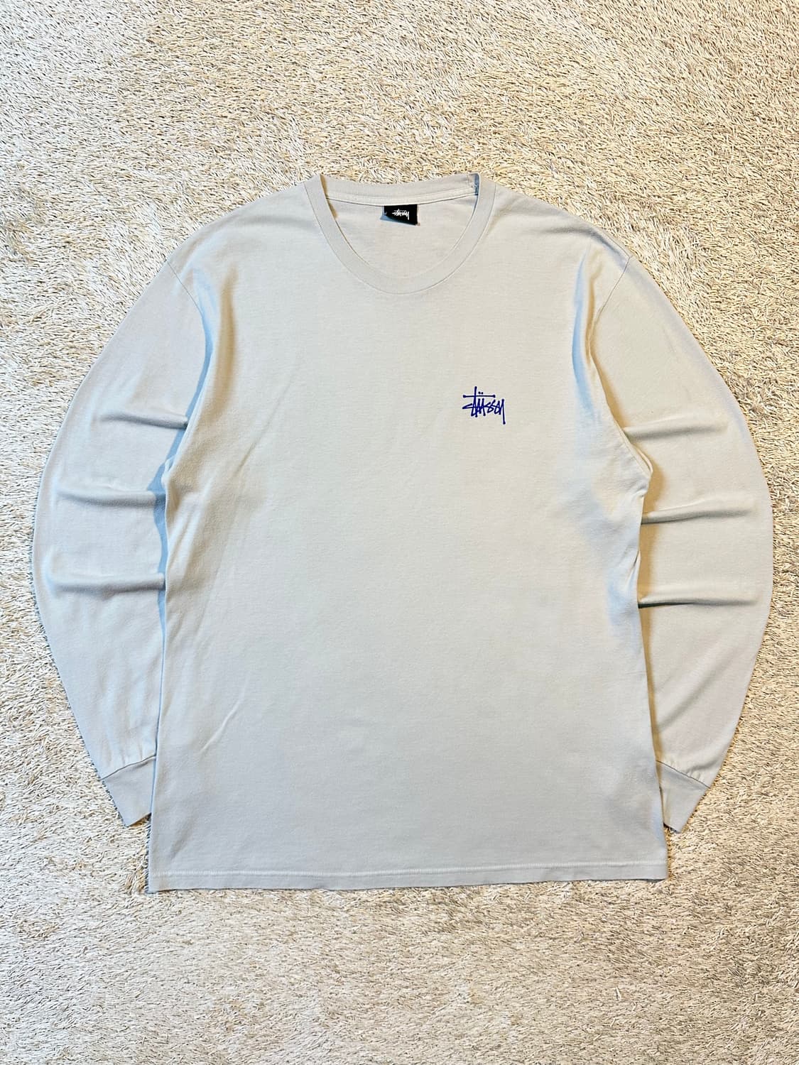 스투시 STUSSY 베이직 로고 롱슬리브 블루 상품이미지2