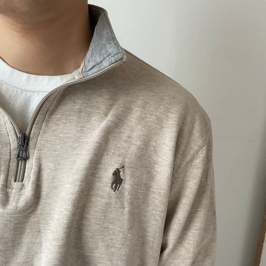 폴로 하프집업 스웻셔츠 상품이미지4