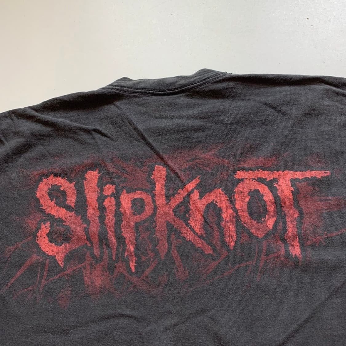 2001 Slipknot M 싱글스티치 밴드 티셔츠 00s 상품이미지4