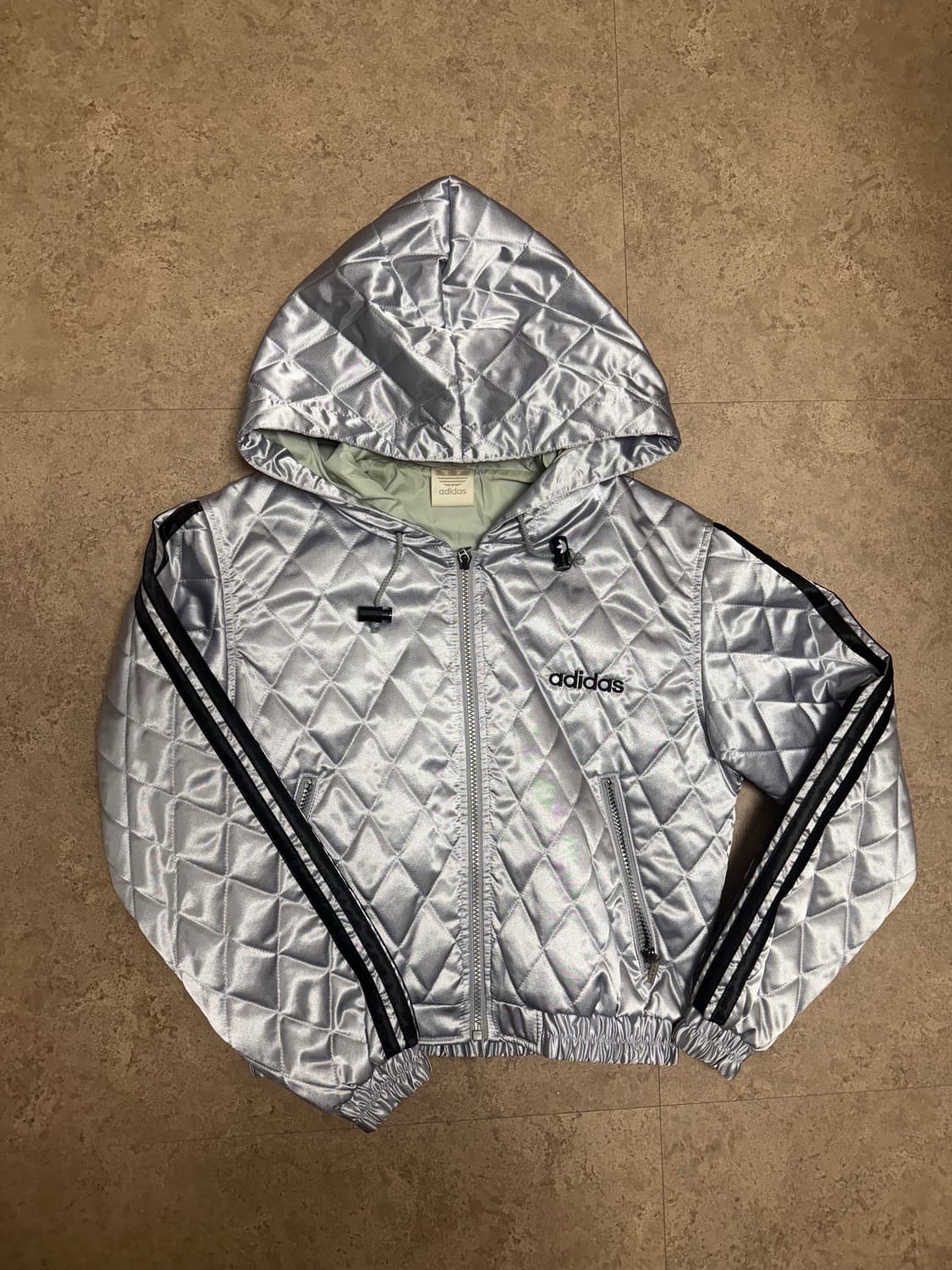 [Adidas] 아디다스 빈티지 실버 점퍼 상품이미지1