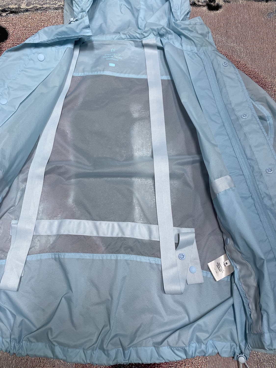 [M] EE nylon wind breaker light blue 상품이미지3