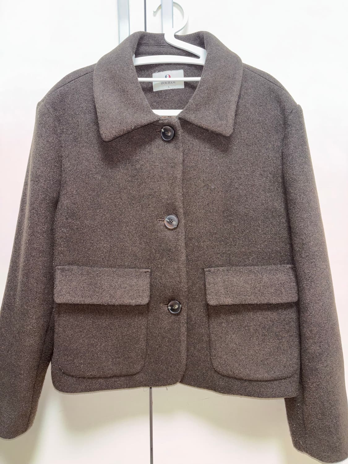 폴햄 울 자켓 브라운 S 상품이미지1