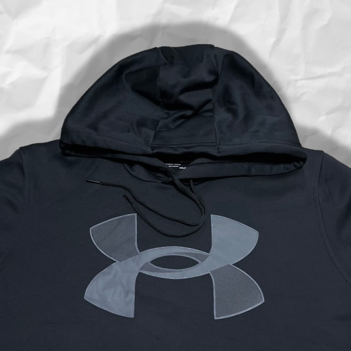 (L)언더아머 후드티 검정 상품이미지2