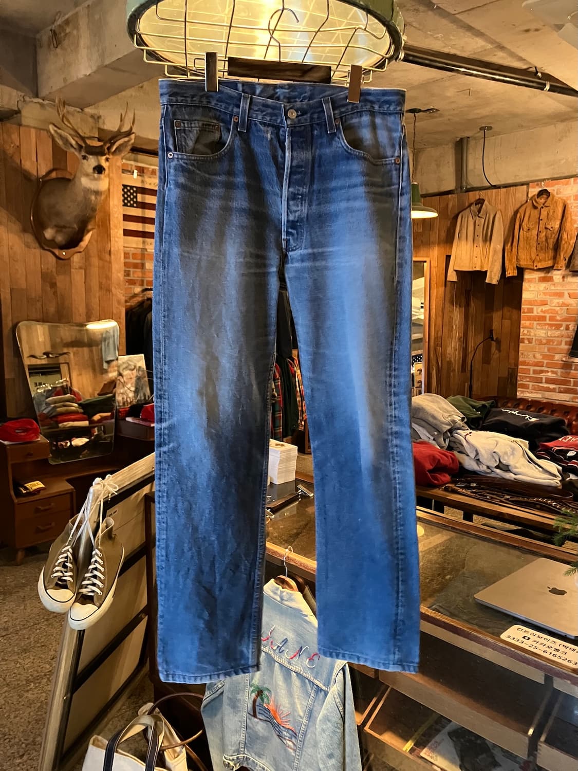 90s USA Levis 501XX 0000 Denim Pants 상품이미지1