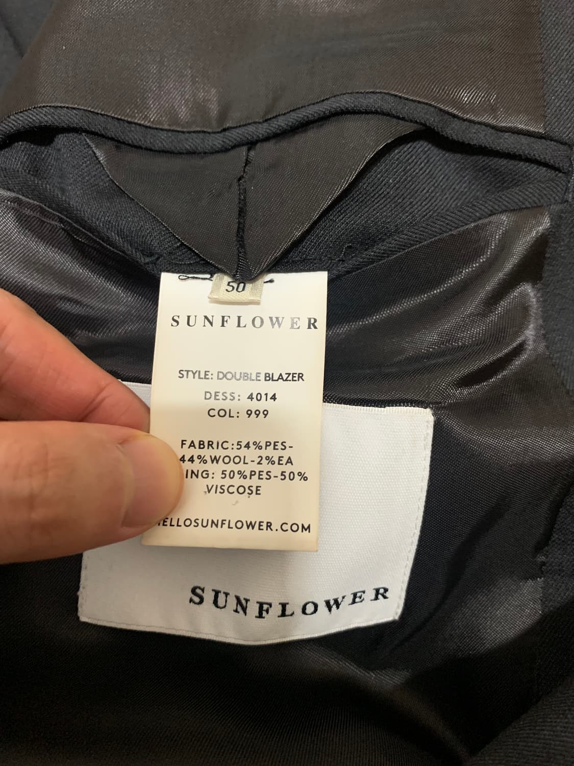 선플라워 sunflower 더블 블레이저 상품이미지2
