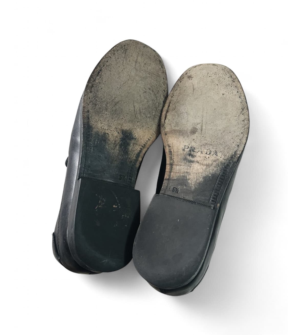 프라다 블랙 레더 로퍼 상품이미지6