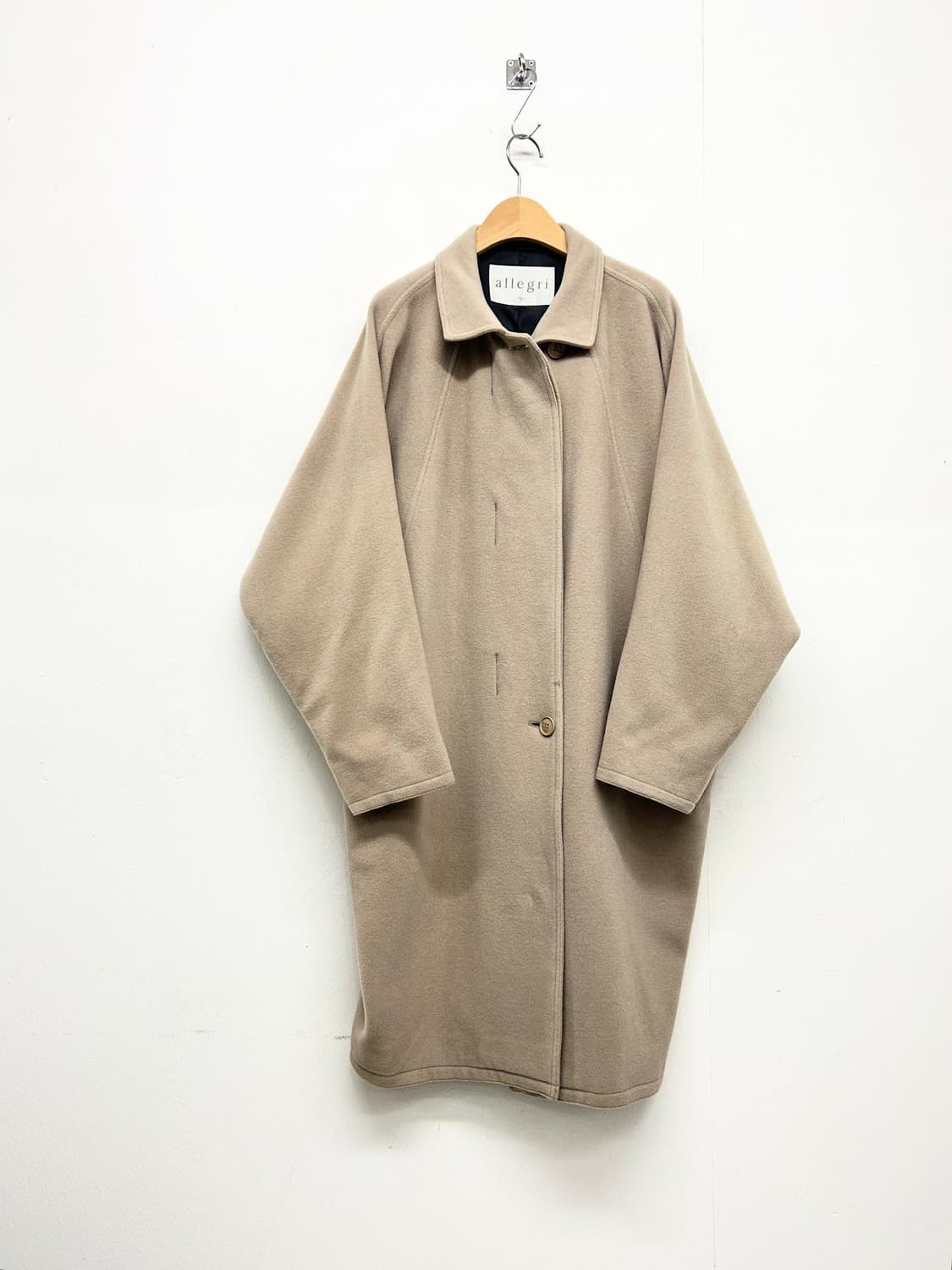 Allegri 알레그리 베이지 오버핏 울 코트 상품이미지1