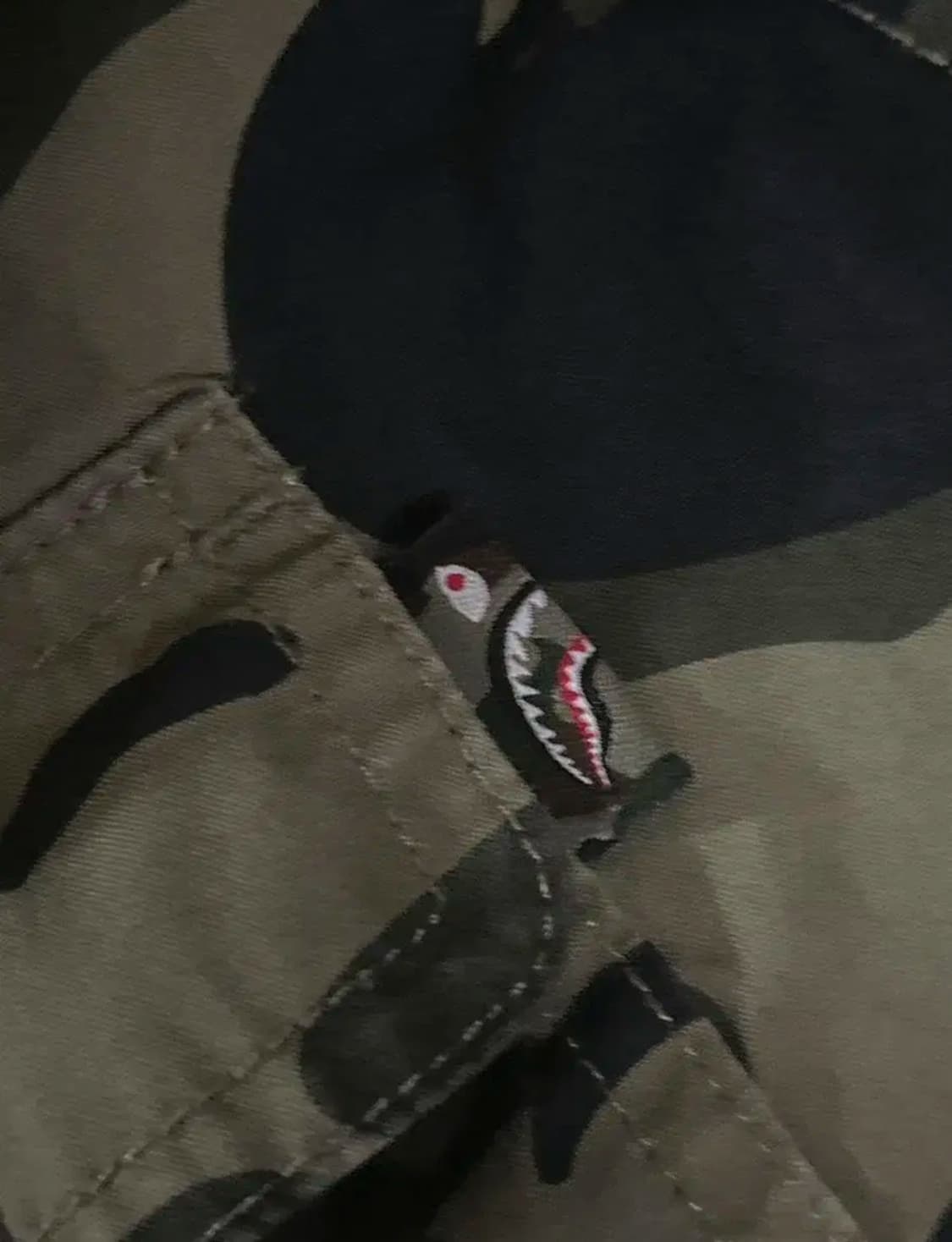 bape 베이프 녹계 셔츠 집업자켓  상품이미지5