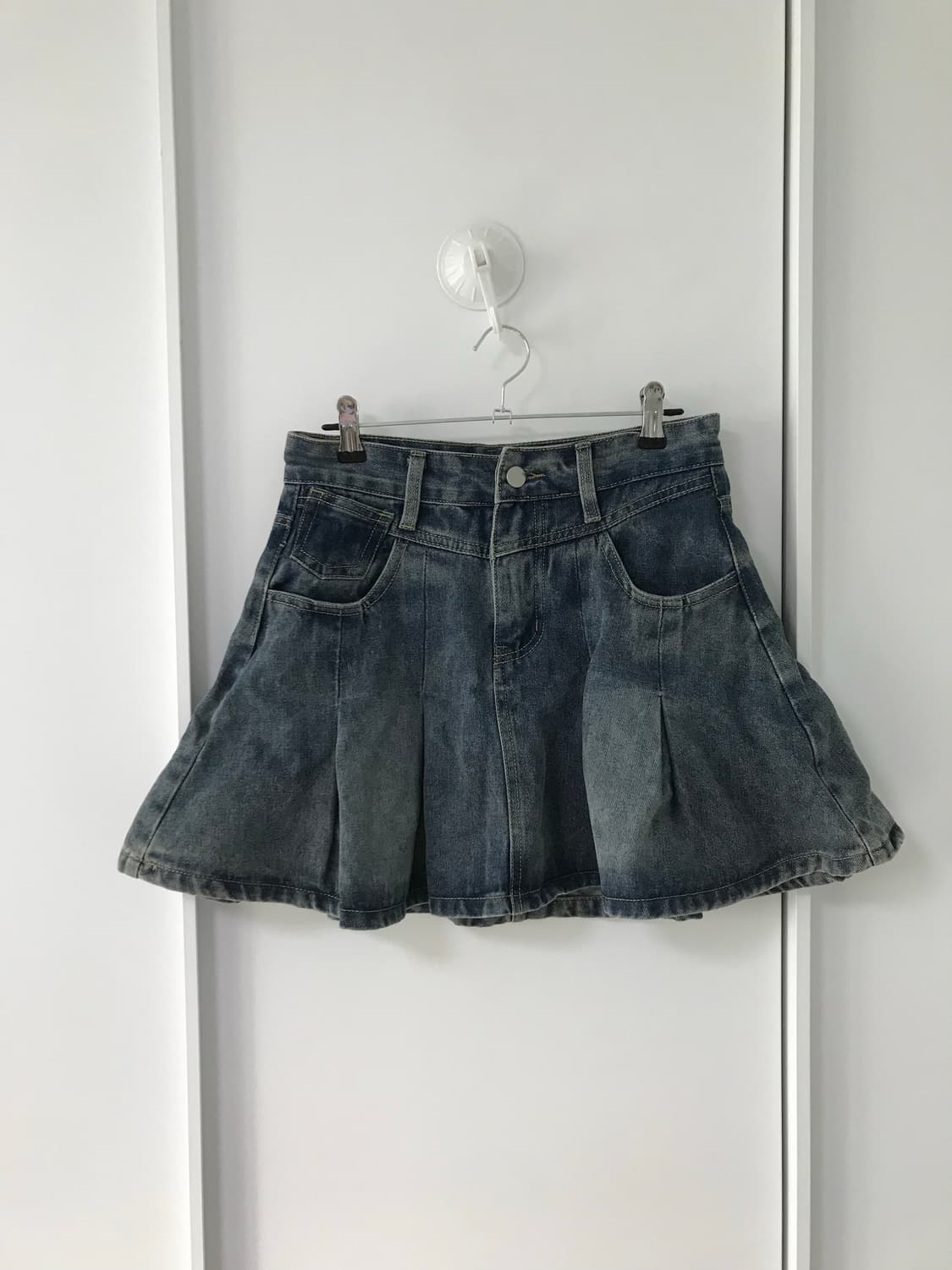 vintage denim skirt 상품이미지8