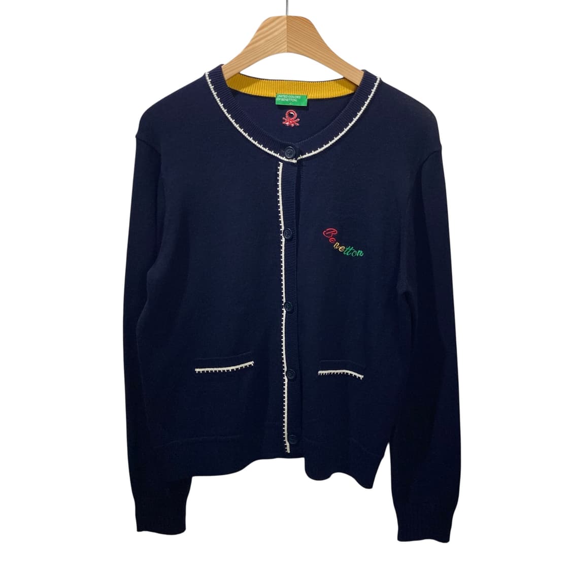 베네통 네이비 가디건 상품이미지2