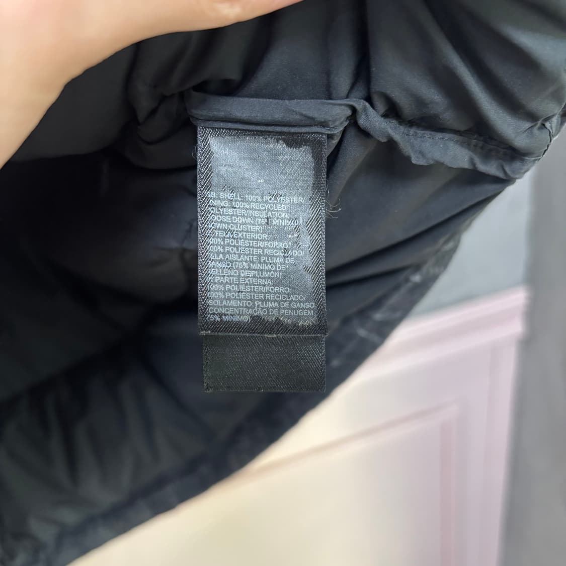 노스페이스 눕시 700 구스다운 패딩 조끼 패턴 상품이미지3