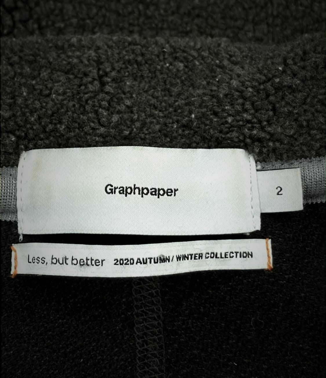 그라프페이퍼 울 보아 플리스 자켓 상품이미지5