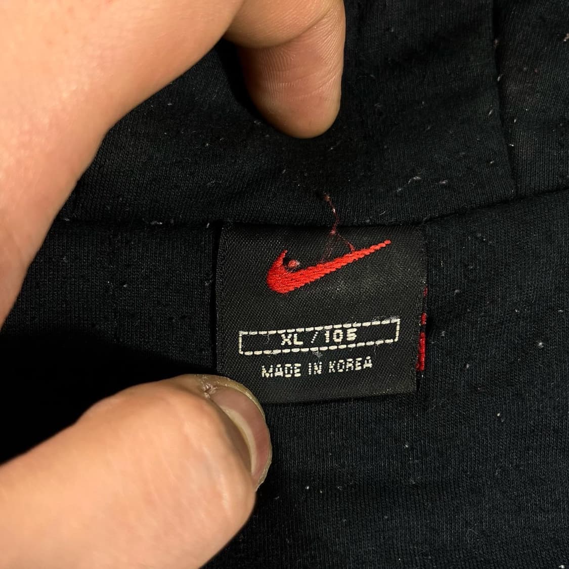 나이키 블랙컬러 스우시로고 나일론 점퍼 상품이미지3