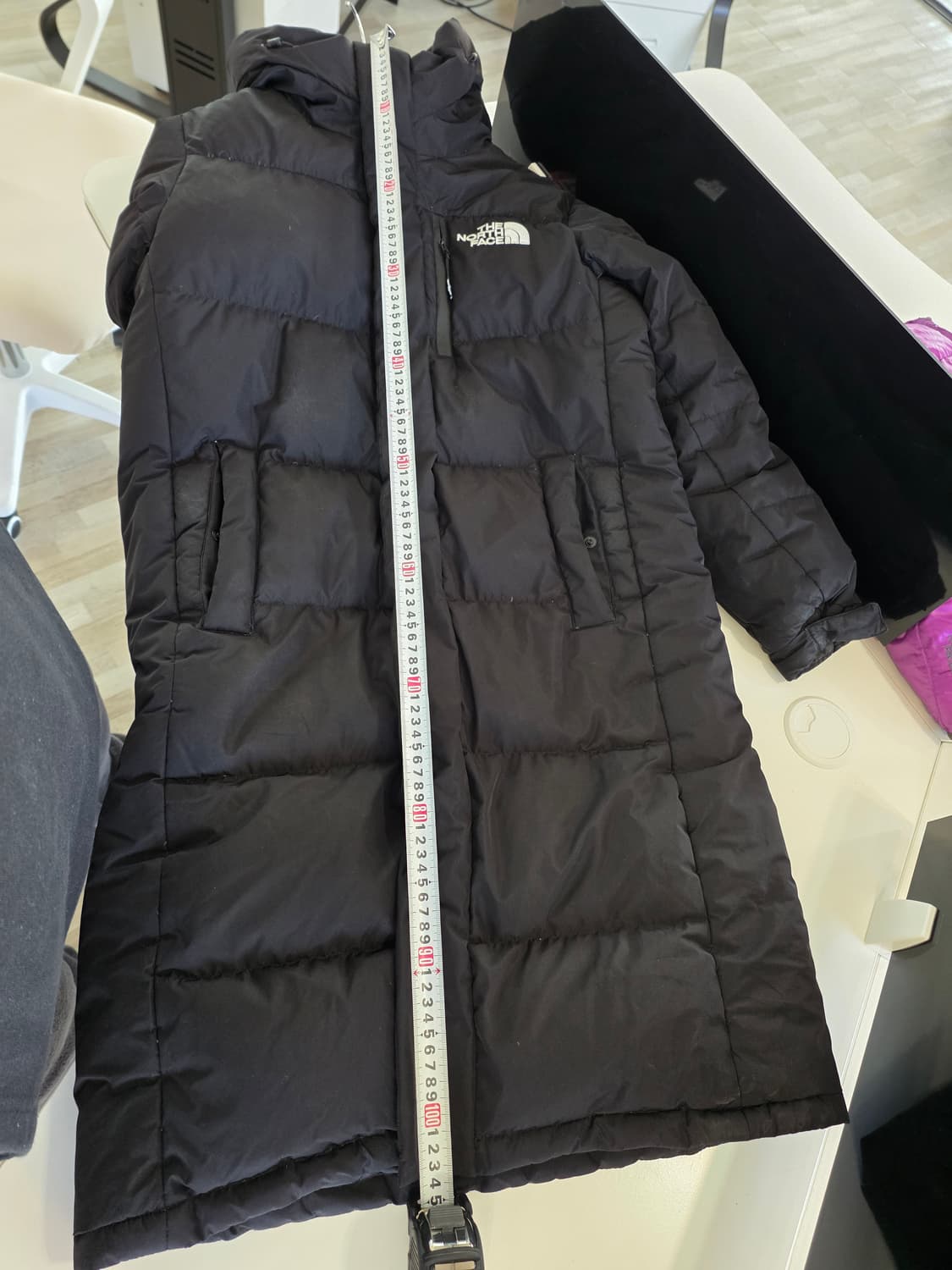 노스페이스 롱패딩 블랙 색상 S(90) 상품이미지8