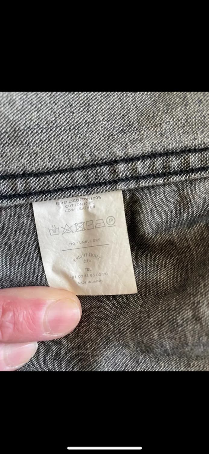 올드조 데님 자켓 팝니다. 상품이미지5