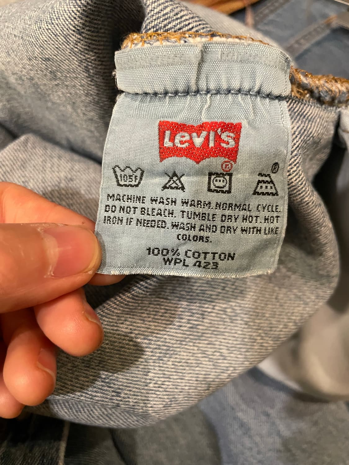 1990’s Levi’s 501 Button Fly Denim Pants 상품이미지10