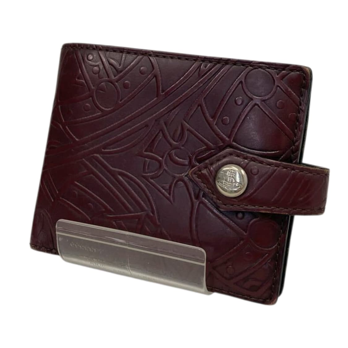 비비안 웨스트우드 오브 엠보싱 패턴 지갑 상품이미지1