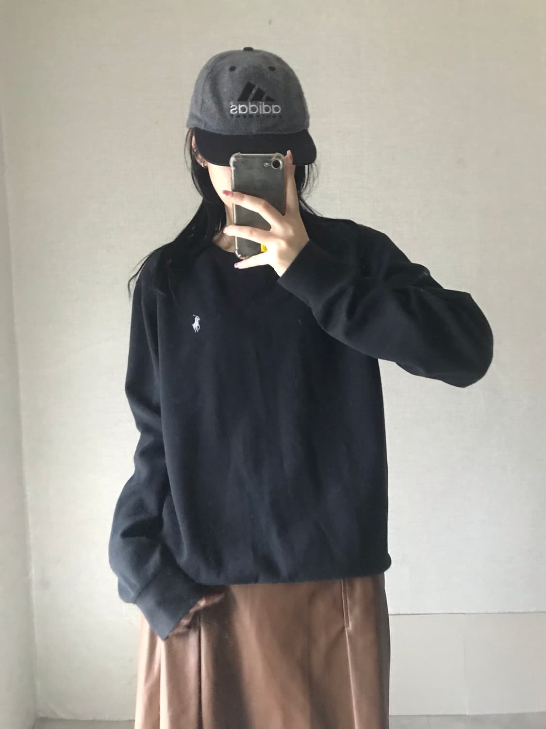 폴로 블랙 맨투맨 상품이미지2
