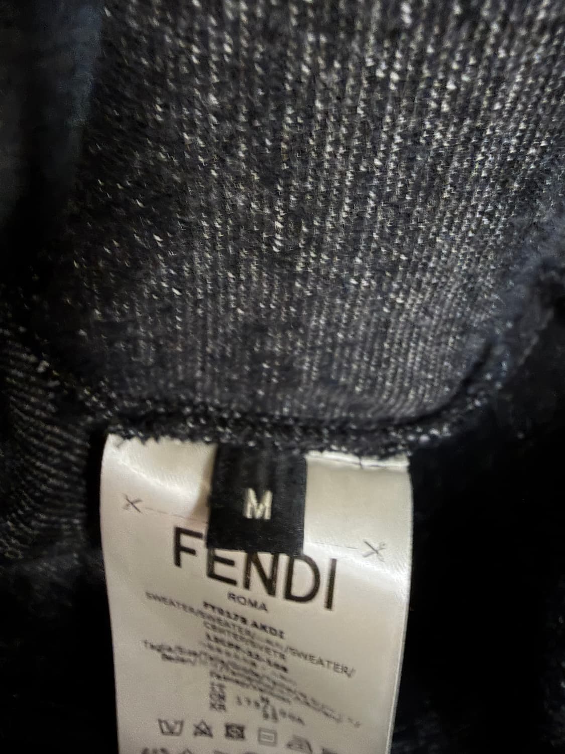 펜디 로고 테리 코튼 맨투맨 ( 100 ) 상품이미지7